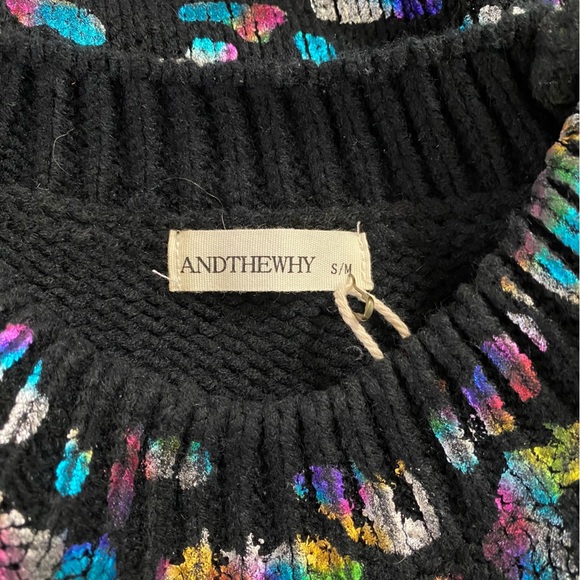 AndTheWhy Los Angeles Graphic Leopard Sweater - Picture 7 of 7